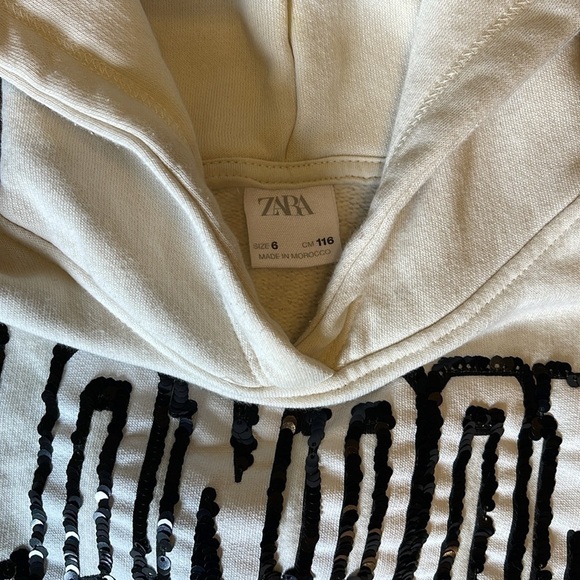 Zara girls size 6 hoodie - London travel theme - Picture 3 of 6